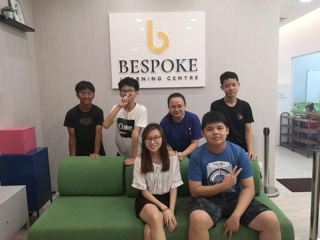 Students at the Bespoke Yishun student care centre