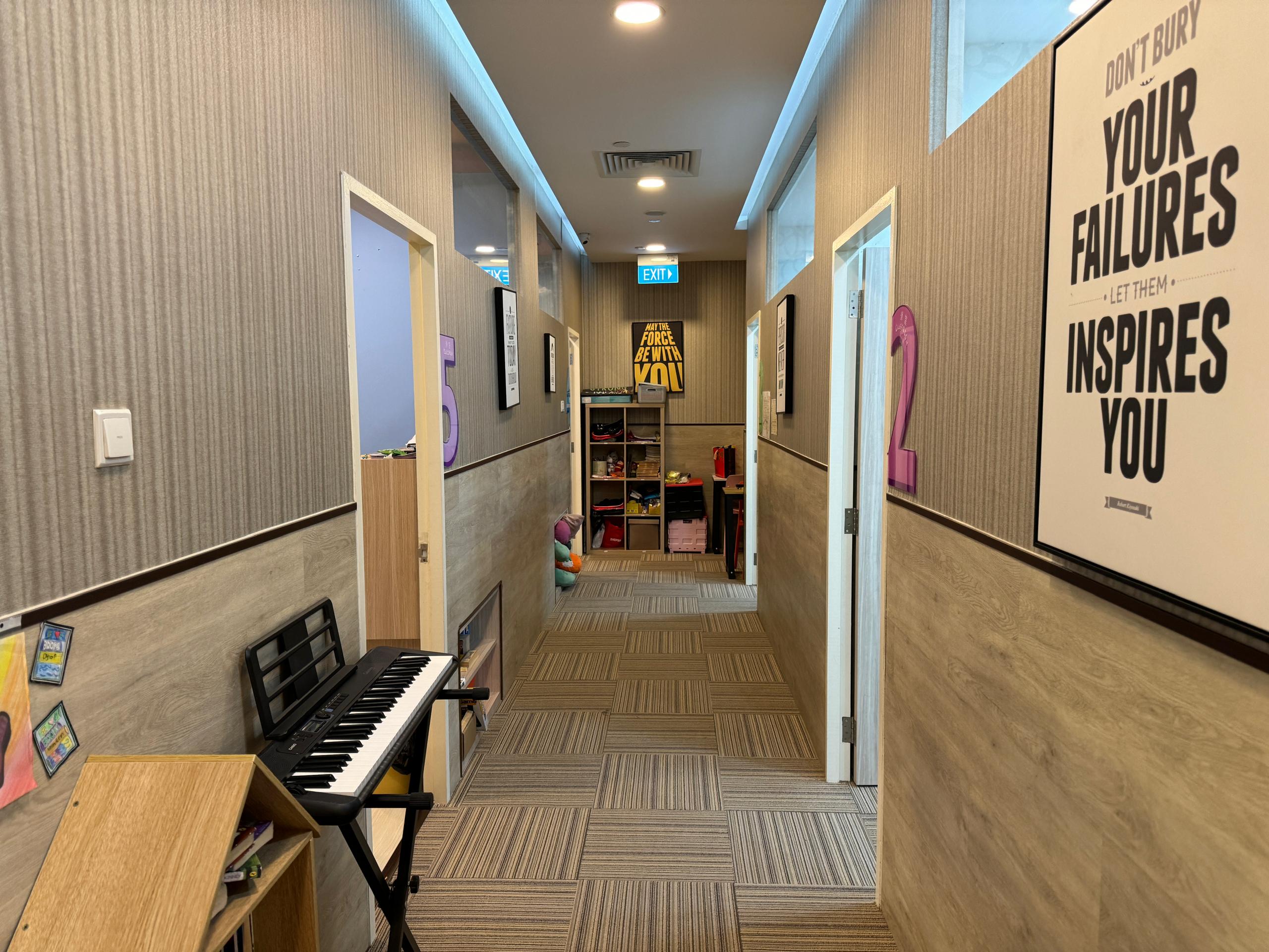 Bespoke Learning Centre Punggol — corridor